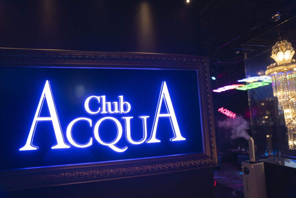 club ACQUAのサイン